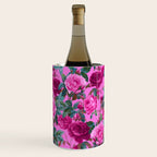  Pink Floral Garden Wine Chiller Gallery Image 1