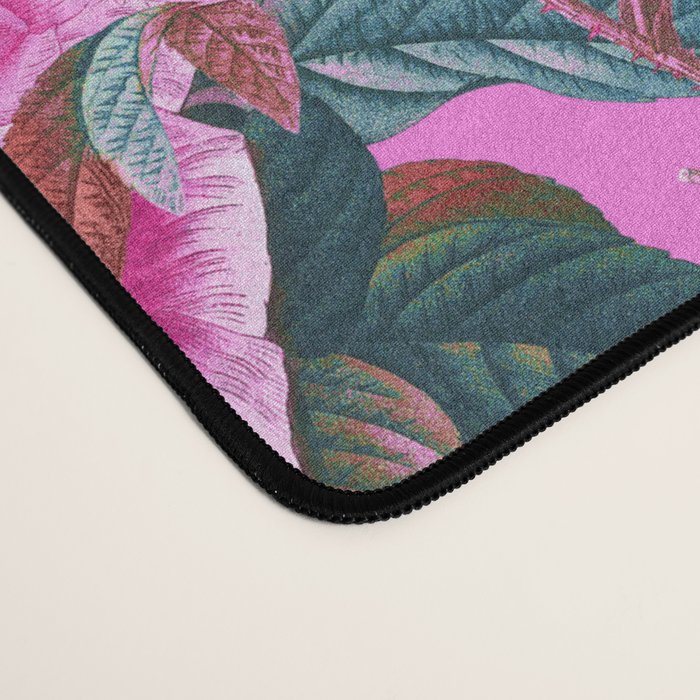  Pink Floral Garden Desk Mat Gallery Image 4