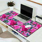  Pink Floral Garden Desk Mat Gallery Image 2