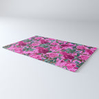  Pink Floral Garden Rug Gallery Image 3