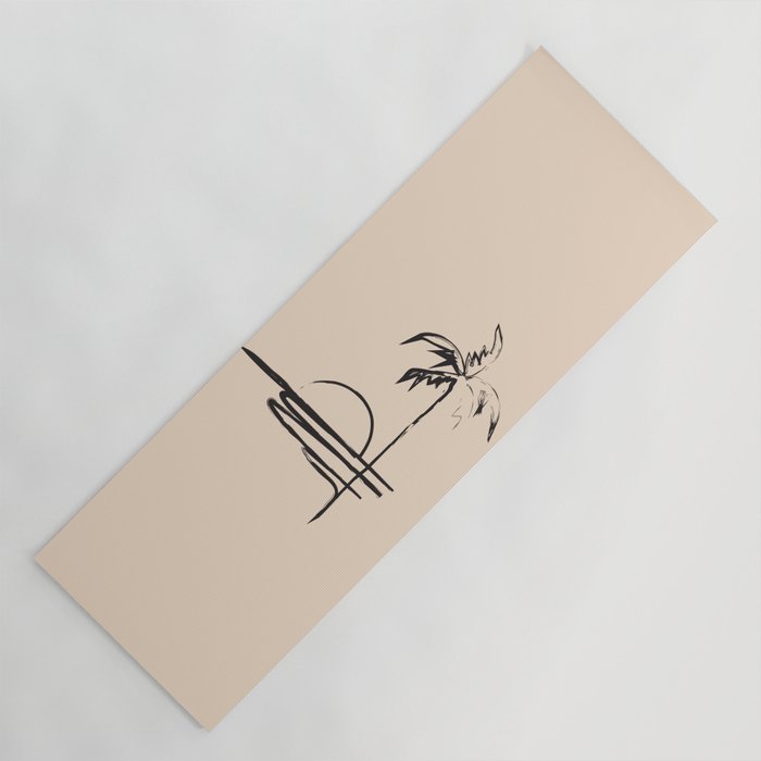 Abstract Landscape Yoga Mat Gallery Image 1