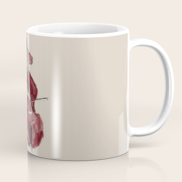 Double Bass Player Coffee Mug Gallery Image 1