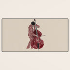 Double Bass Player Desk Mat Gallery Image 3