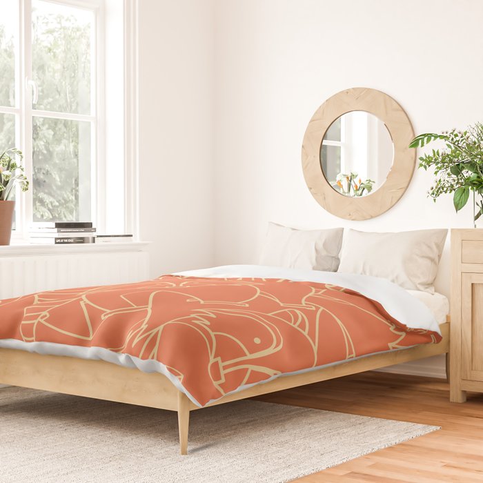 Minimalist Raccoon Duvet Cover Gallery Image 2