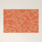 Minimalist Raccoon Welcome Mat Gallery Image 1