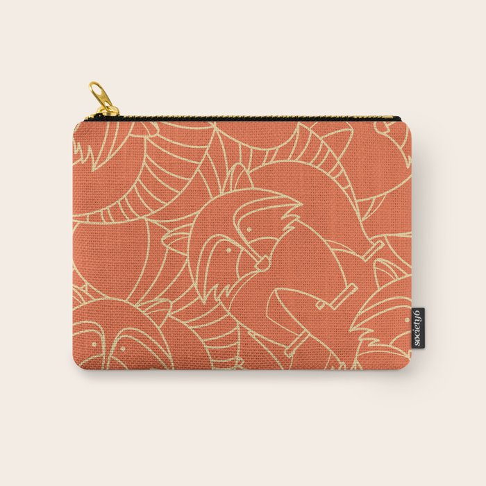 Minimalist Raccoon Carry All Pouch Gallery Image 1