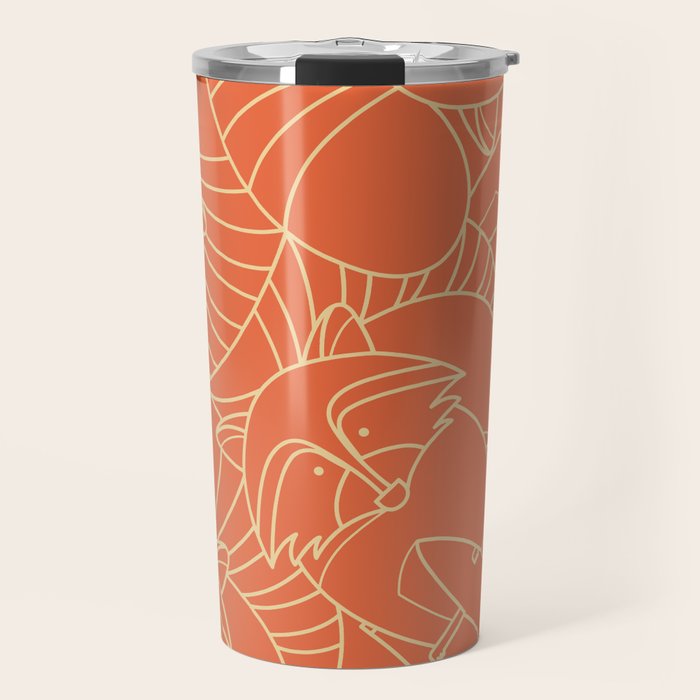 Minimalist Raccoon Travel Mug Gallery Image 1