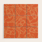 Minimalist Raccoon Wood Wall Art Gallery Image 1