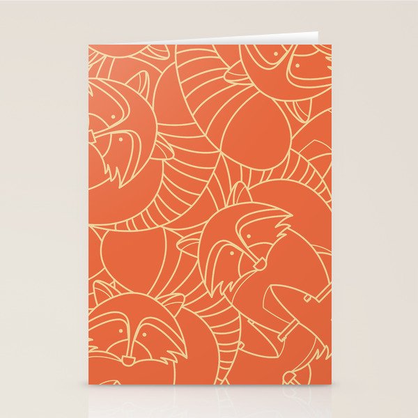Minimalist Raccoon Stationery Card Gallery Image 2