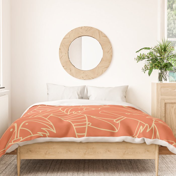 Minimalist Raccoon Duvet Cover Gallery Image 3