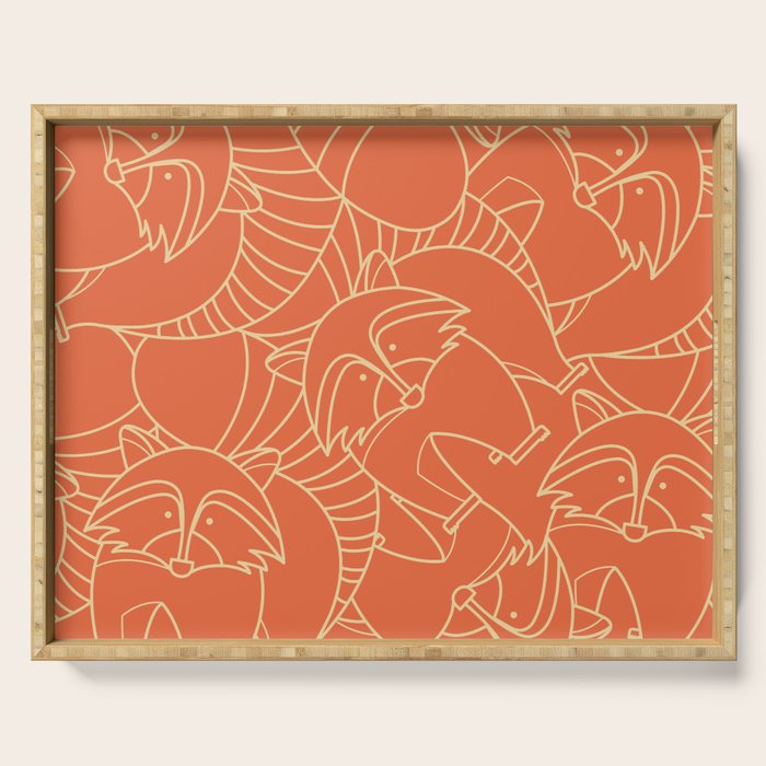 Minimalist Raccoon Serving Tray Gallery Image 1