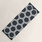 Hexagon Black Yoga Mat Gallery Image 1