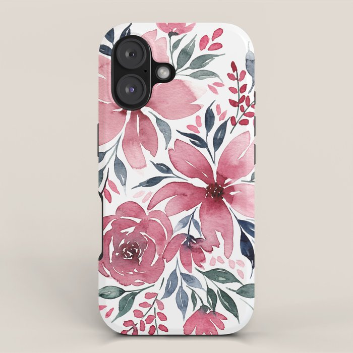 Modern Watercolor Florals No. 2 iPhone Case Gallery Image 1