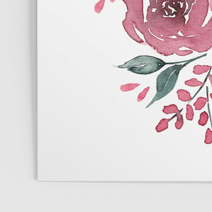 Modern Watercolor Florals No. 2 Poster Gallery Image 3