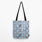 Capricorn Checkered Print Tote Bag Gallery Image 2