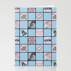Capricorn Checkered Print Stationery Card Gallery Image 2