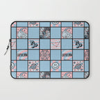 Capricorn Checkered Print Laptop Sleeve Gallery Image 1