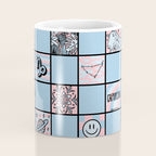 Capricorn Checkered Print Coffee Mug Gallery Image 4
