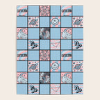Capricorn Checkered Print Poster Gallery Image 4