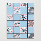 Capricorn Checkered Print Notebook Gallery Image 4