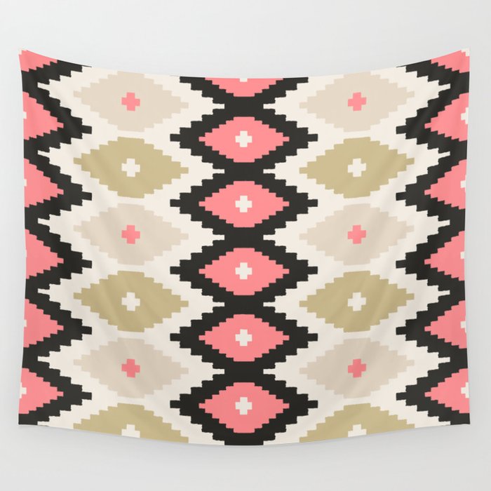 Southwest Geometric Shapes Wall Tapestry Gallery Image 4