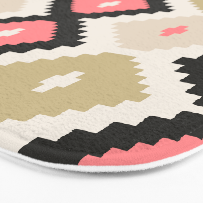 Southwest Geometric Shapes Bath Mat Gallery Image 3