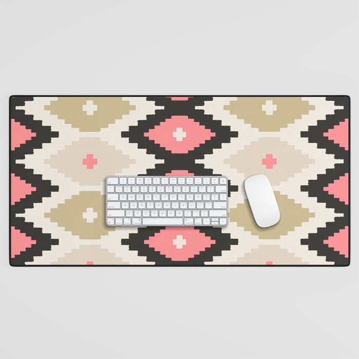 Southwest Geometric Shapes Desk Mat Gallery Image 1