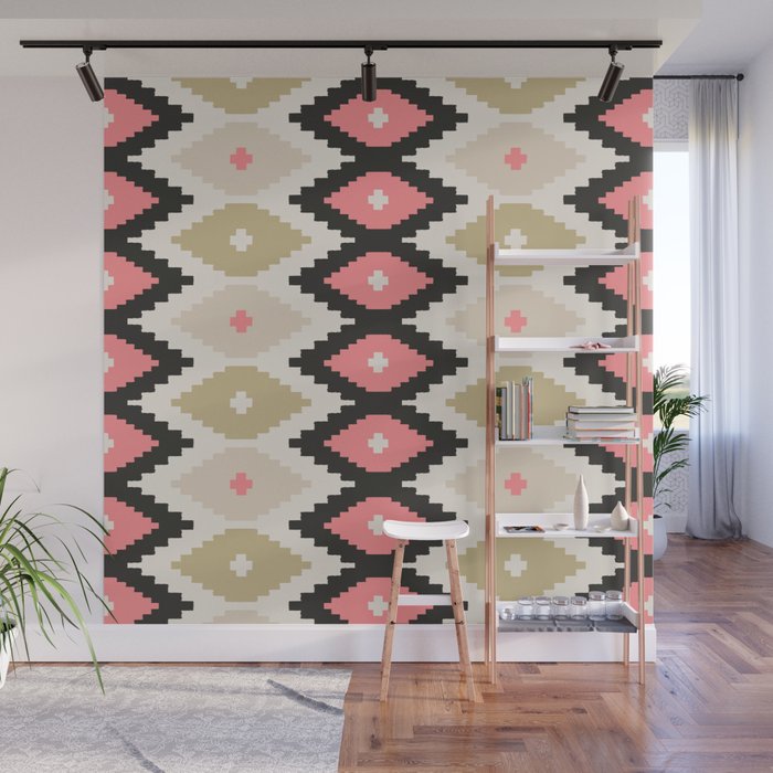 Southwest Geometric Shapes Wall Mural Gallery Image 1