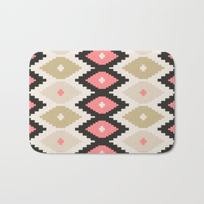 Southwest Geometric Shapes Bath Mat Gallery Image 1