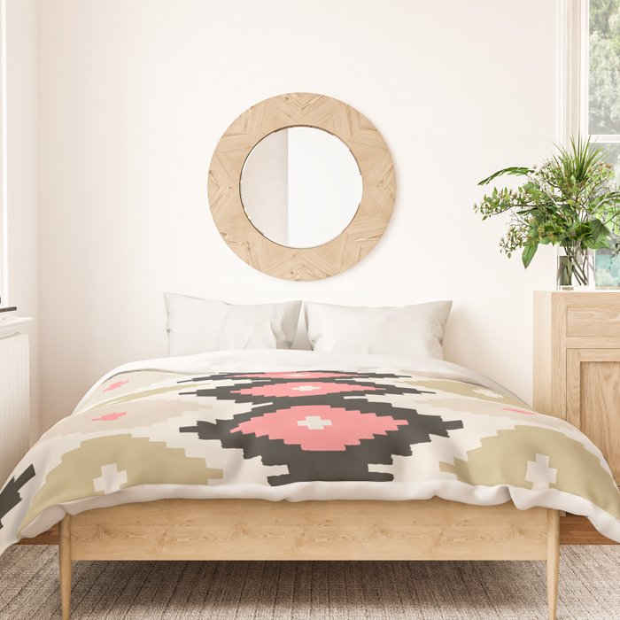Southwest Geometric Shapes Duvet Cover Gallery Image 3