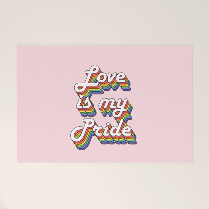 Love is my Pride Welcome Mat Gallery Image 1