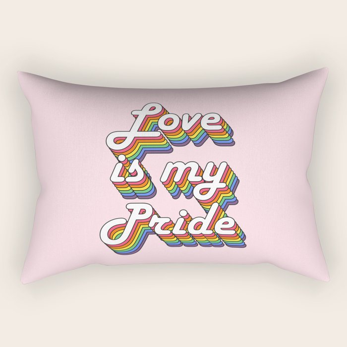 Love is my Pride Rectangular Pillow Gallery Image 1