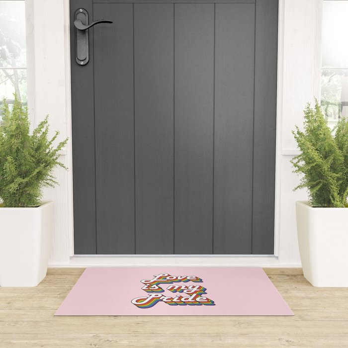 Love is my Pride Welcome Mat Gallery Image 3