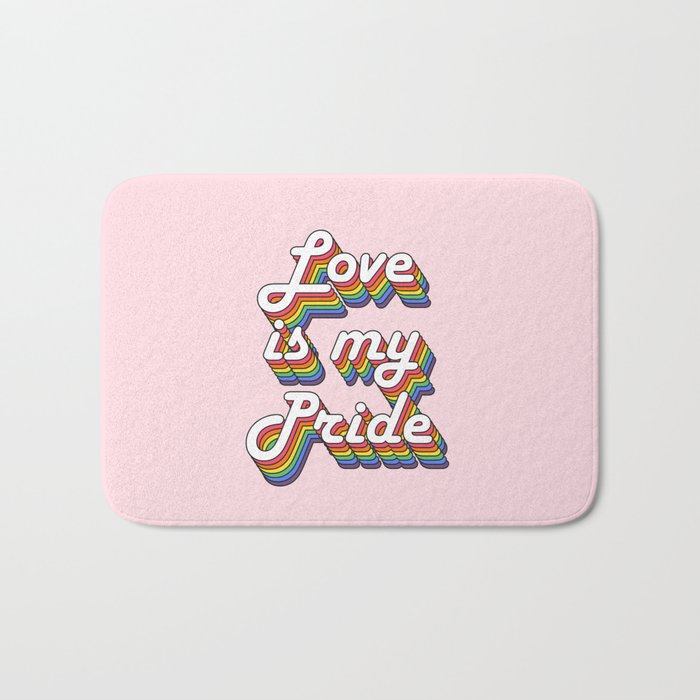 Love is my Pride Bath Mat Gallery Image 1