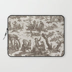 Antique 18th Century Pastoral Dancing French Tapestry Laptop Sleeve Gallery Image 1