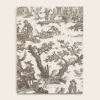 Antique 18th Century Pastoral Dancing French Tapestry Notebook Gallery Image 4