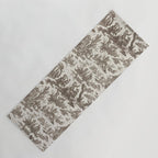 Antique 18th Century Pastoral Dancing French Tapestry Yoga Mat Gallery Image 1