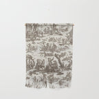 Antique 18th Century Pastoral Dancing French Tapestry Wall Hanging Gallery Image 1