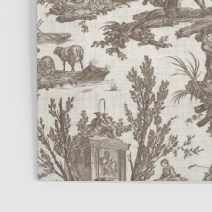Antique 18th Century Pastoral Dancing French Tapestry Poster Gallery Image 3