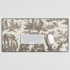 Antique 18th Century Pastoral Dancing French Tapestry Desk Mat Gallery Image 1
