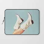 These Boots - Blue Laptop Sleeve Gallery Image 1