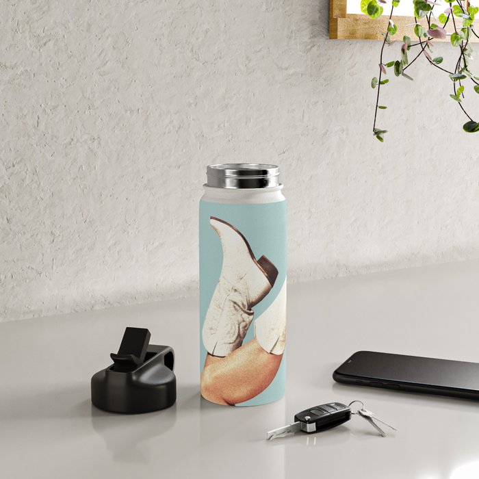 These Boots - Blue Water Bottle Gallery Image 4