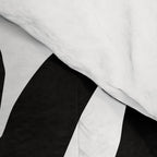 Abstract black and white organic nature art pattern Comforter Gallery Image 4
