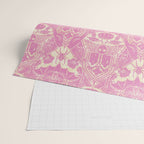 Gothic Halloween Damask - primrose and cream  Wrapping Paper Gallery Image 2