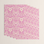 Gothic Halloween Damask - primrose and cream  Wrapping Paper Gallery Image 3