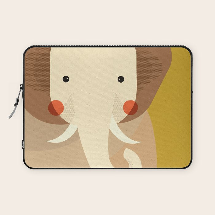 Elephant, Animal Portrait Laptop Sleeve Gallery Image 1