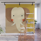 Elephant, Animal Portrait Wall Mural Gallery Image 1