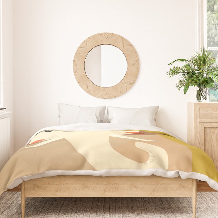 Elephant, Animal Portrait Duvet Cover Gallery Image 3