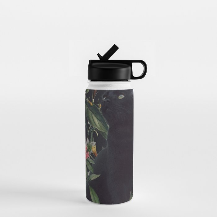 Garden Cat Water Bottle Gallery Image 1