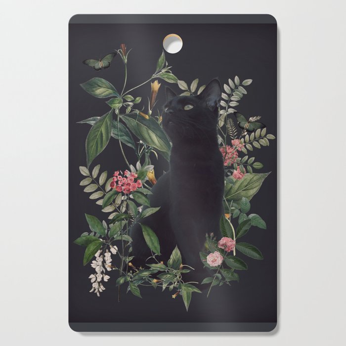 Garden Cat Cutting Board Gallery Image 1
